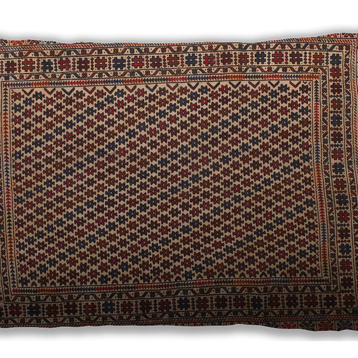 Traditional Classic Rectangular Peru Brown Lumbar Throw Pillow, 13 inch by 19 inch, lbtr2511