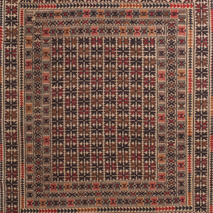 Traditional Orange Brown Persian Rug, tr2512