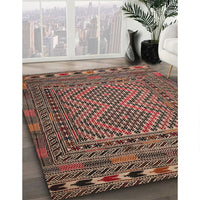 Traditional Light Copper Gold Persian Rug, tr2513