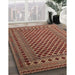 Machine Washable Traditional Saffron Red Rug in a Family Room, wshtr2514