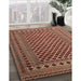 Traditional Saffron Red Southwestern Rug in Family Room, tr2514