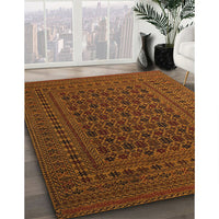 Traditional Sedona Brown Southwestern Rug, tr2515