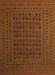 Traditional Sedona Brown Southwestern Rug, tr2515