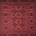 Square Traditional Red Persian Rug, tr2516