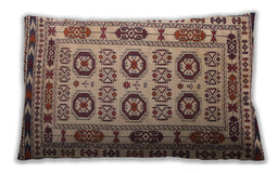 Traditional Classic Rectangular Chestnut Brown Lumbar Throw Pillow, 13 inch by 19 inch, lbtr2517