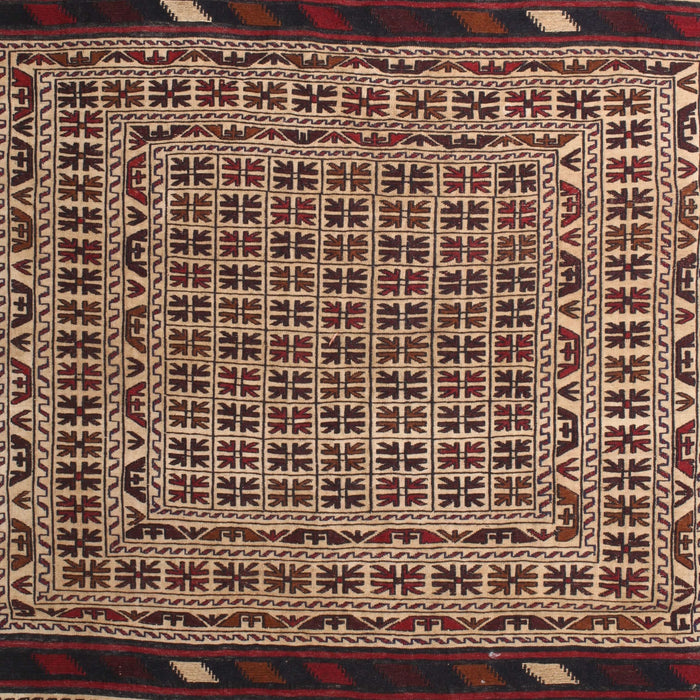 Traditional Orange Brown Southwestern Rug, tr2518
