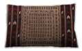 Traditional Classic Rectangular Orange Brown Lumbar Throw Pillow, 13 inch by 19 inch, lbtr2518