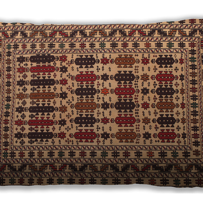 Traditional Classic Rectangular Mango Orange Lumbar Throw Pillow, 13 inch by 19 inch, lbtr2519