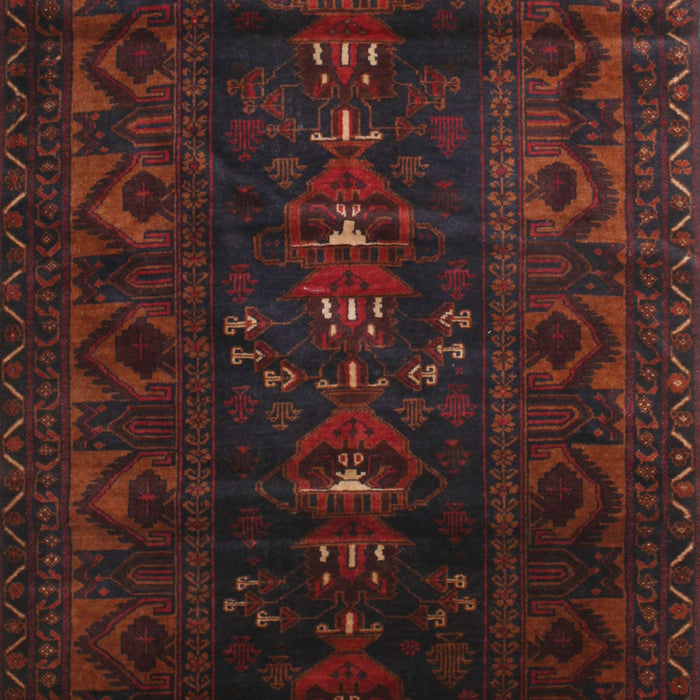 Traditional Bakers Brown Persian Rug, tr2520