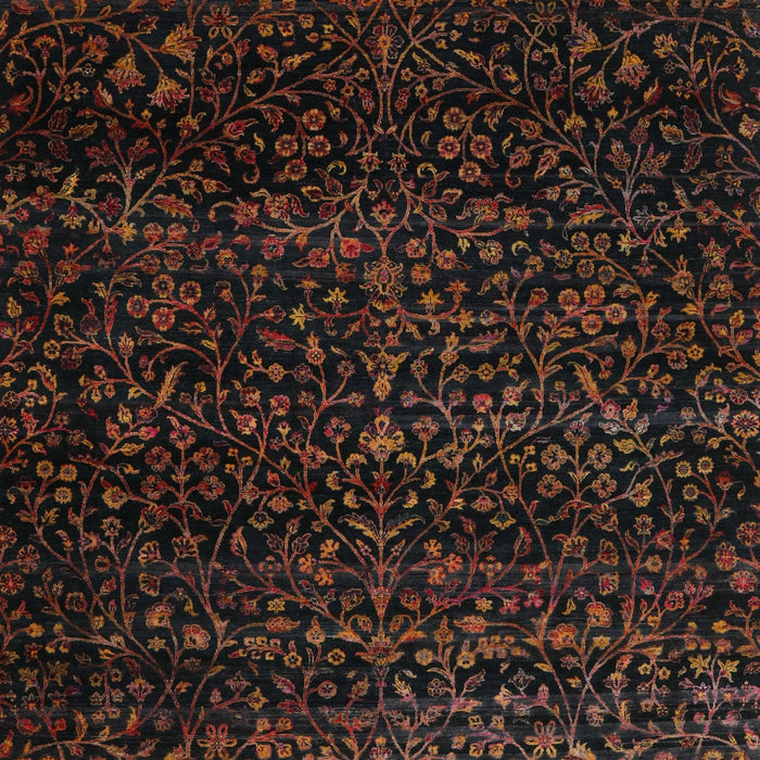 Machine Washable Traditional Dark Brown Rug, wshtr2521