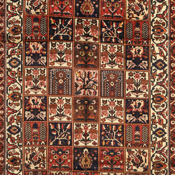 Traditional Saffron Red Persian Rug, tr2523