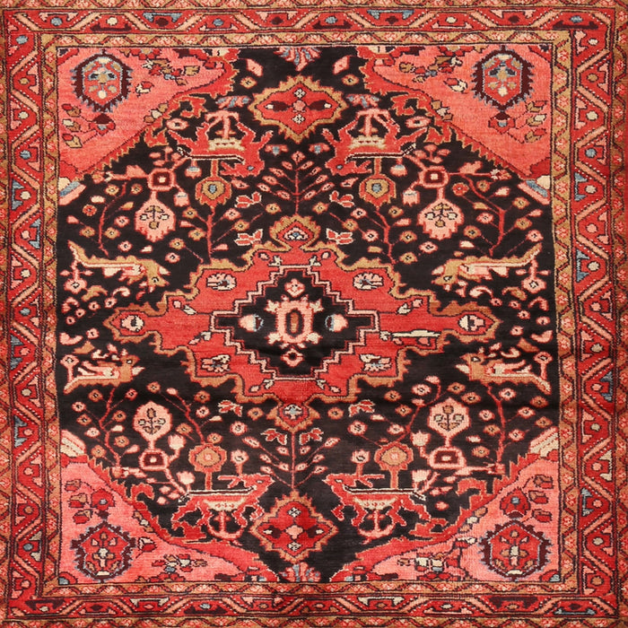 Square Traditional Red Persian Rug, tr2524
