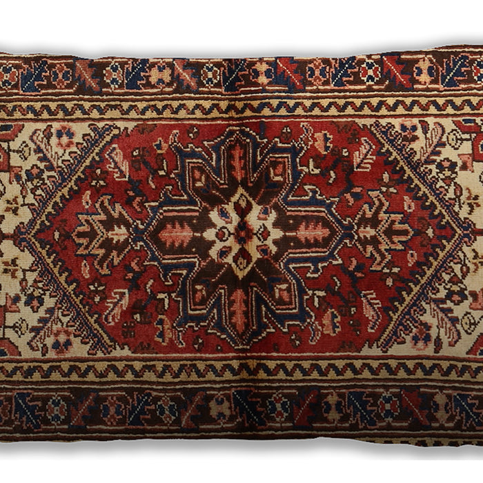 Traditional Classic Rectangular Saffron Red Lumbar Throw Pillow, 13 inch by 19 inch, lbtr2526