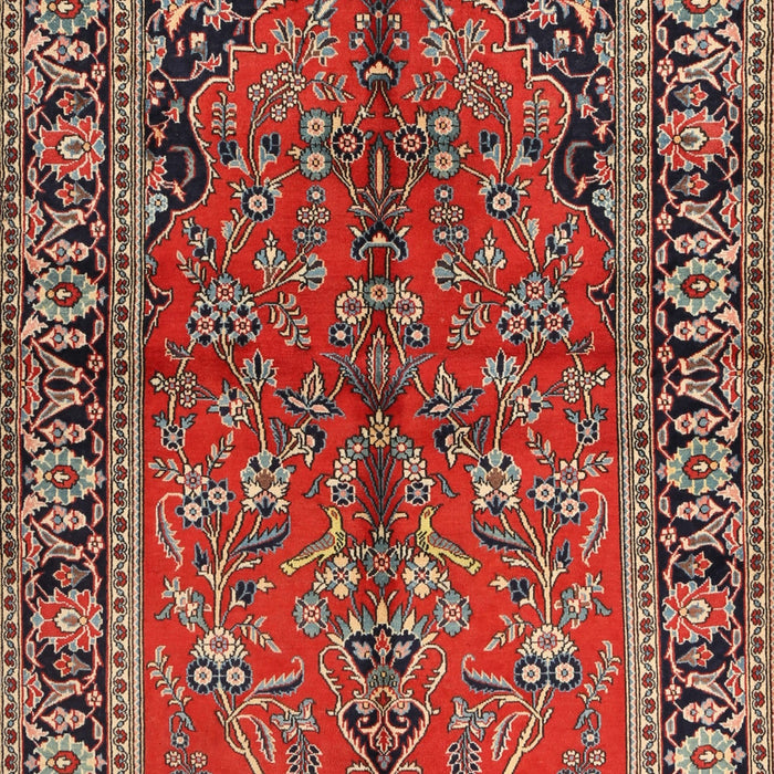 Machine Washable Traditional Camel Brown Rug, wshtr2527