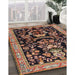 Machine Washable Traditional Peru Brown Rug in a Family Room, wshtr2532