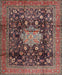 Machine Washable Traditional Camel Brown Rug, wshtr2533