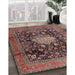 Machine Washable Traditional Camel Brown Rug in a Family Room, wshtr2533