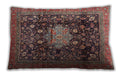 Traditional Classic Rectangular Camel Brown Lumbar Throw Pillow, 13 inch by 19 inch, lbtr2533