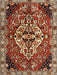 Traditional Saffron Red Persian Rug, tr2534