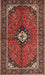 Traditional Orange Salmon Pink Persian Rug, tr2537