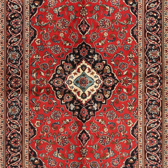 Traditional Orange Salmon Pink Persian Rug, tr2537