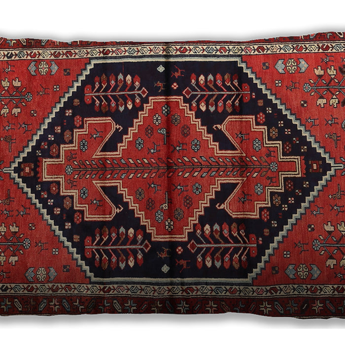 Traditional Classic Rectangular Tomato Red Lumbar Throw Pillow, 13 inch by 19 inch, lbtr2538