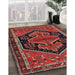 Machine Washable Traditional Tomato Red Rug in a Family Room, wshtr2538