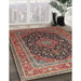 Machine Washable Traditional Camel Brown Rug in a Family Room, wshtr253