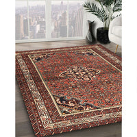 Traditional Saffron Red Persian Rug, tr2540