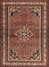 Traditional Saffron Red Persian Rug, tr2540