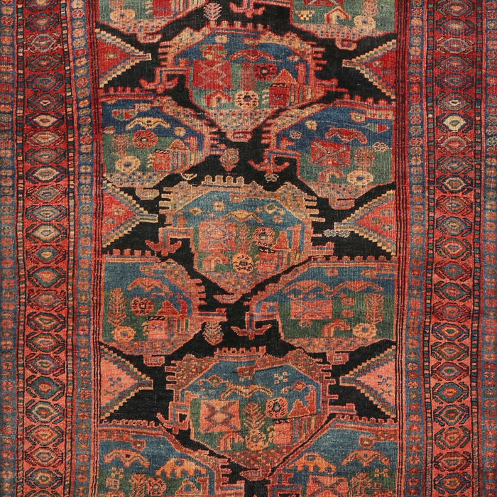 Machine Washable Traditional Sienna Brown Rug, wshtr2541