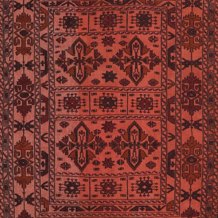 Machine Washable Traditional Crimson Red Rug, wshtr2542