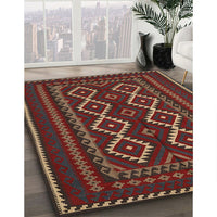 Traditional Brown Southwestern Rug, tr2543