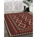 Traditional Brown Southwestern Rug in Family Room, tr2543