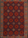 Traditional Dark Brown Southwestern Rug, tr2545