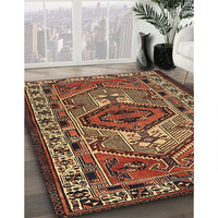 Traditional Bronze Brown Persian Rug, tr2546