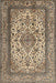 Machine Washable Traditional Dark Brown Rug, wshtr2548