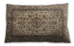Traditional Classic Rectangular Dark Brown Lumbar Throw Pillow, 13 inch by 19 inch, lbtr2548