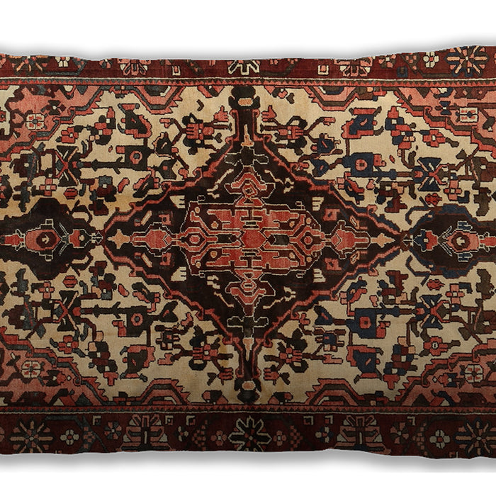 Traditional Classic Rectangular Bronze Brown Lumbar Throw Pillow, 13 inch by 19 inch, lbtr2550