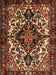 Machine Washable Traditional Bronze Brown Rug, wshtr2550