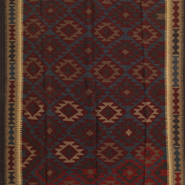 Traditional Dark Brown Persian Rug, tr2551