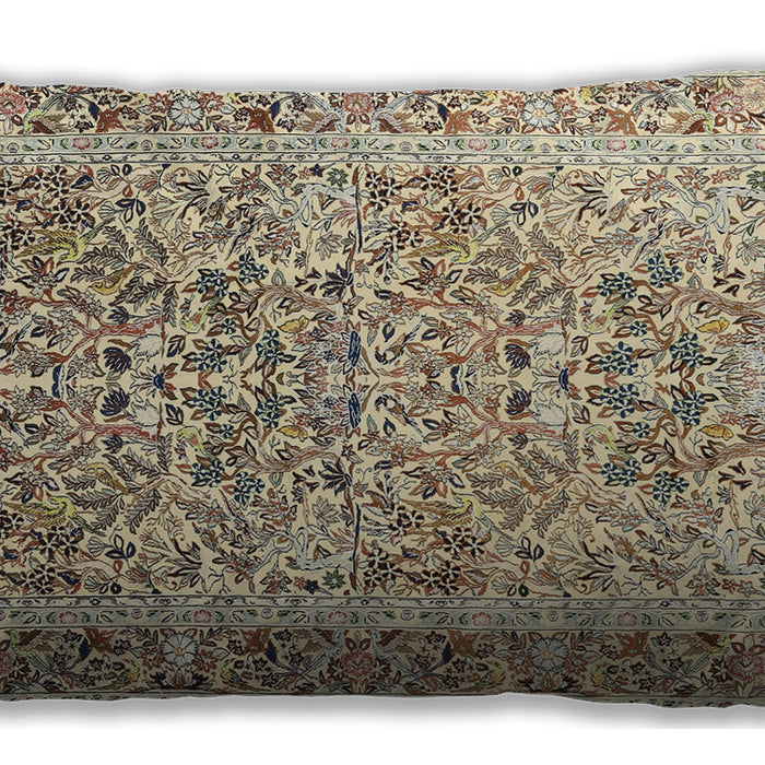 Traditional Classic Rectangular Brown Lumbar Throw Pillow, 13 inch by 19 inch, lbtr2552