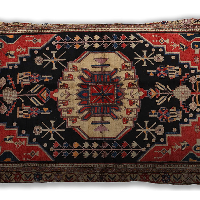 Traditional Classic Rectangular Orange Brown Lumbar Throw Pillow, 13 inch by 19 inch, lbtr2554