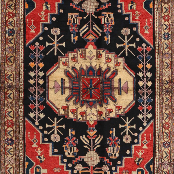 Traditional Orange Brown Medallion Rug, tr2554