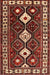 Traditional Orange Brown Persian Rug, tr2555