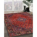 Traditional Brown Persian Rug in Family Room, tr2559