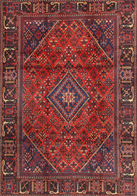 Machine Washable Traditional Brown Rug, wshtr2559