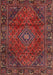 Machine Washable Traditional Brown Rug, wshtr2559