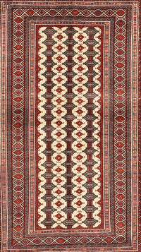 Machine Washable Traditional Tomato Red Rug, wshtr2561