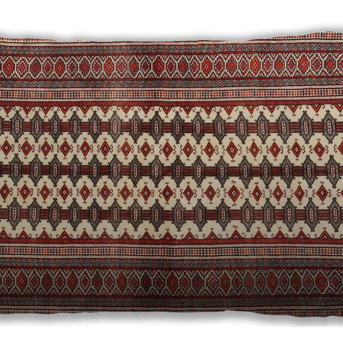 Traditional Classic Rectangular Tomato Red Lumbar Throw Pillow, 13 inch by 19 inch, lbtr2561